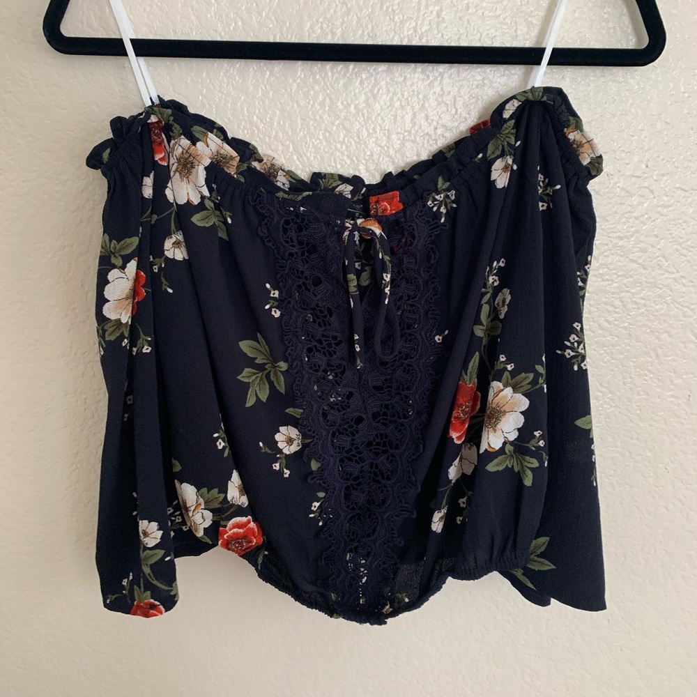 Floral crop top